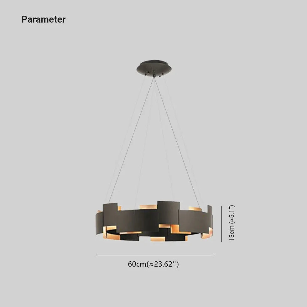 Black Pendant Light For Bedroom Evette Metal Led