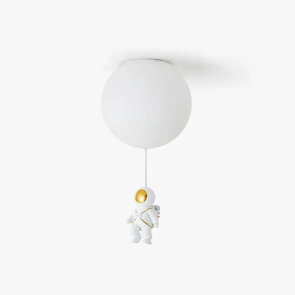 Babyzimmer Deckenleuchte mit bunten Ballons und Astronaut