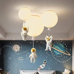 Flush Light For Children's Room Fateh Metal & Acrylic Led Warm White Ip20