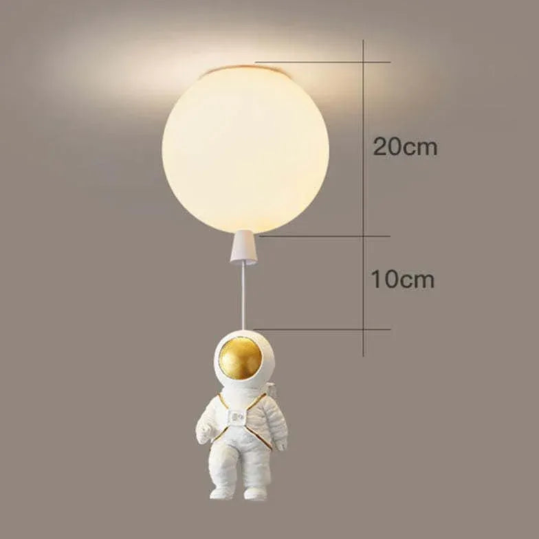 Flush Light For Children's Room Fateh Metal & Acrylic Led Warm White Ip20