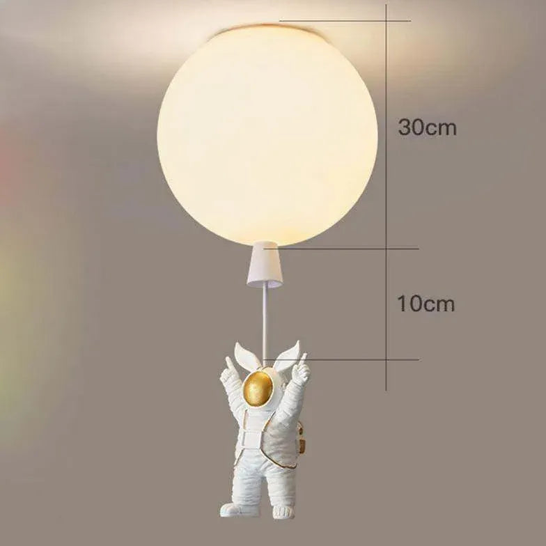 Flush Light For Children's Room Fateh Metal & Acrylic Led Warm White Ip20