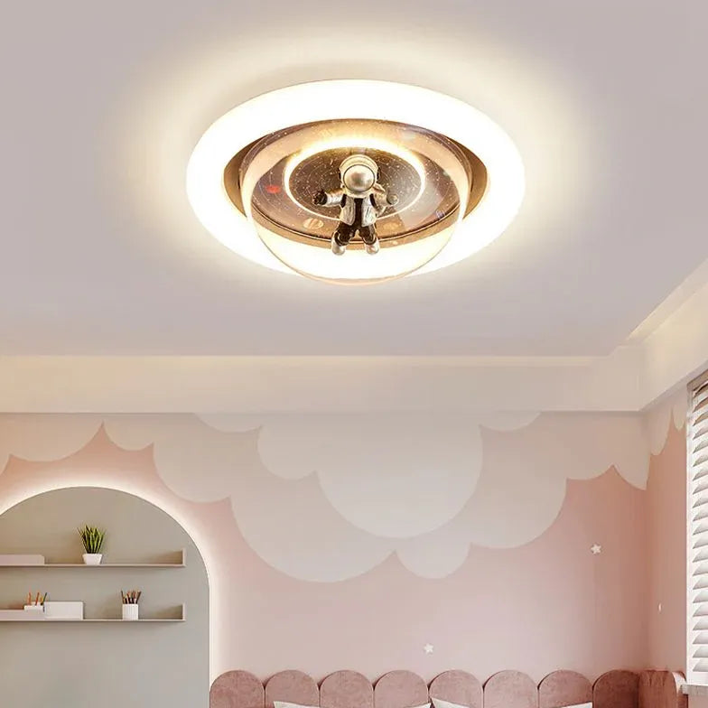 Flush Light For Bedroom Fateh Metal Dimmable