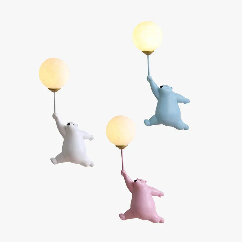 Single Arm Wall Light For Children's Room Fateh Resin Ip20 Led