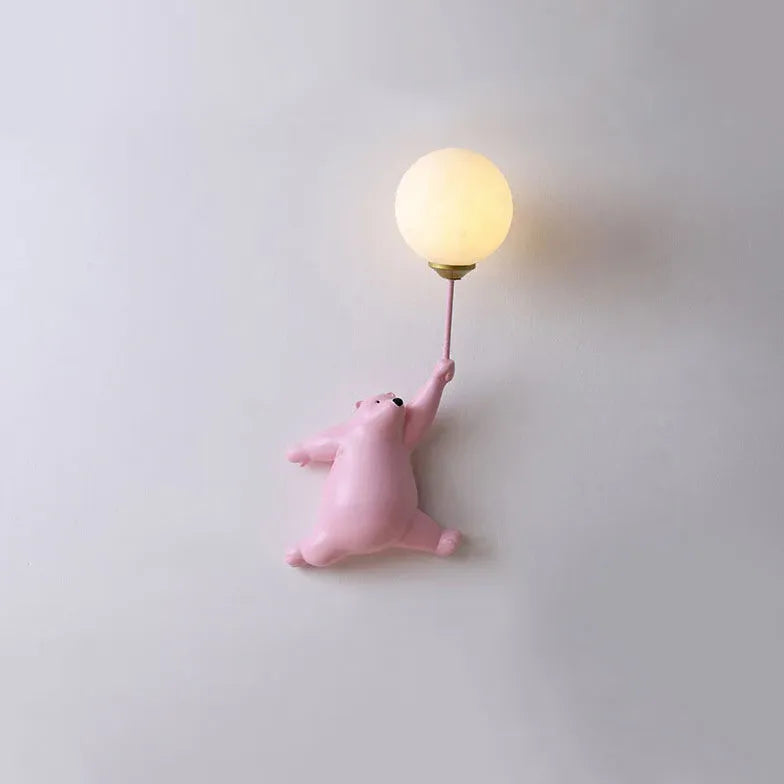 Single Arm Wall Light For Children's Room Fateh Resin Ip20 Led