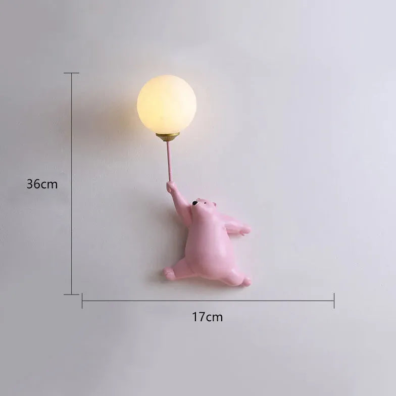 Single Arm Wall Light For Children's Room Fateh Resin Ip20 Led