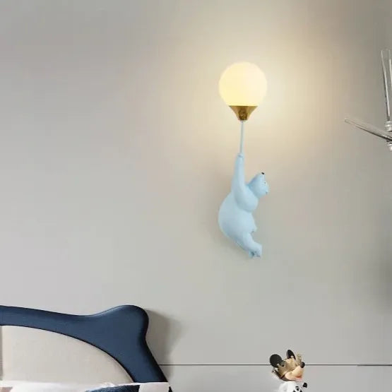 Single Arm Wall Light For Children's Room Fateh Resin Ip20 Led