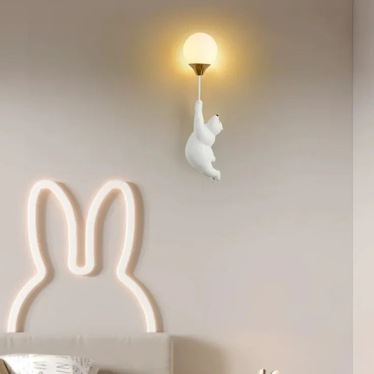 Single Arm Wall Light For Children's Room Fateh Resin Ip20 Led