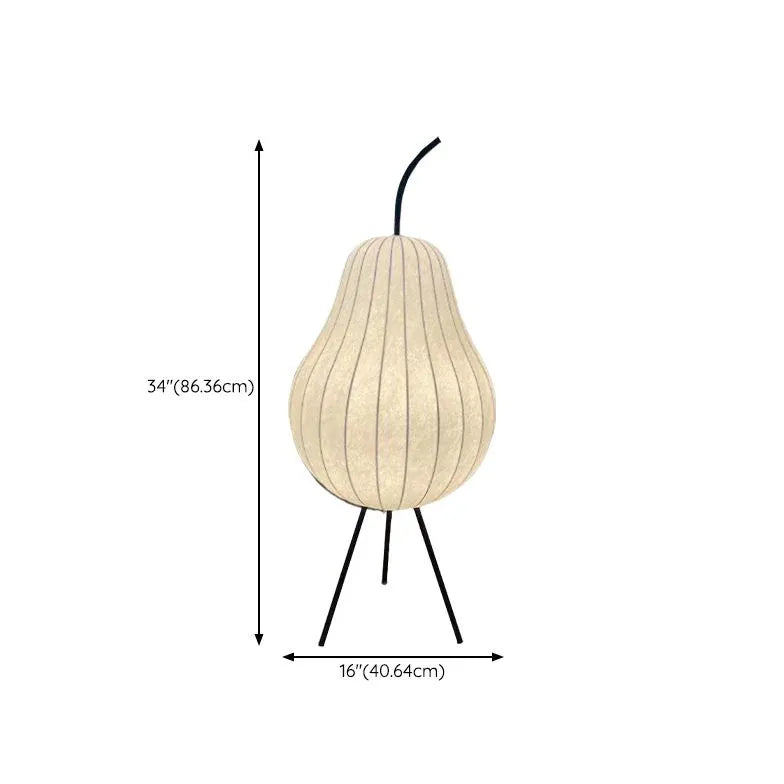 Floor Lamp For Living Room Renee Metal & Fabric Plug