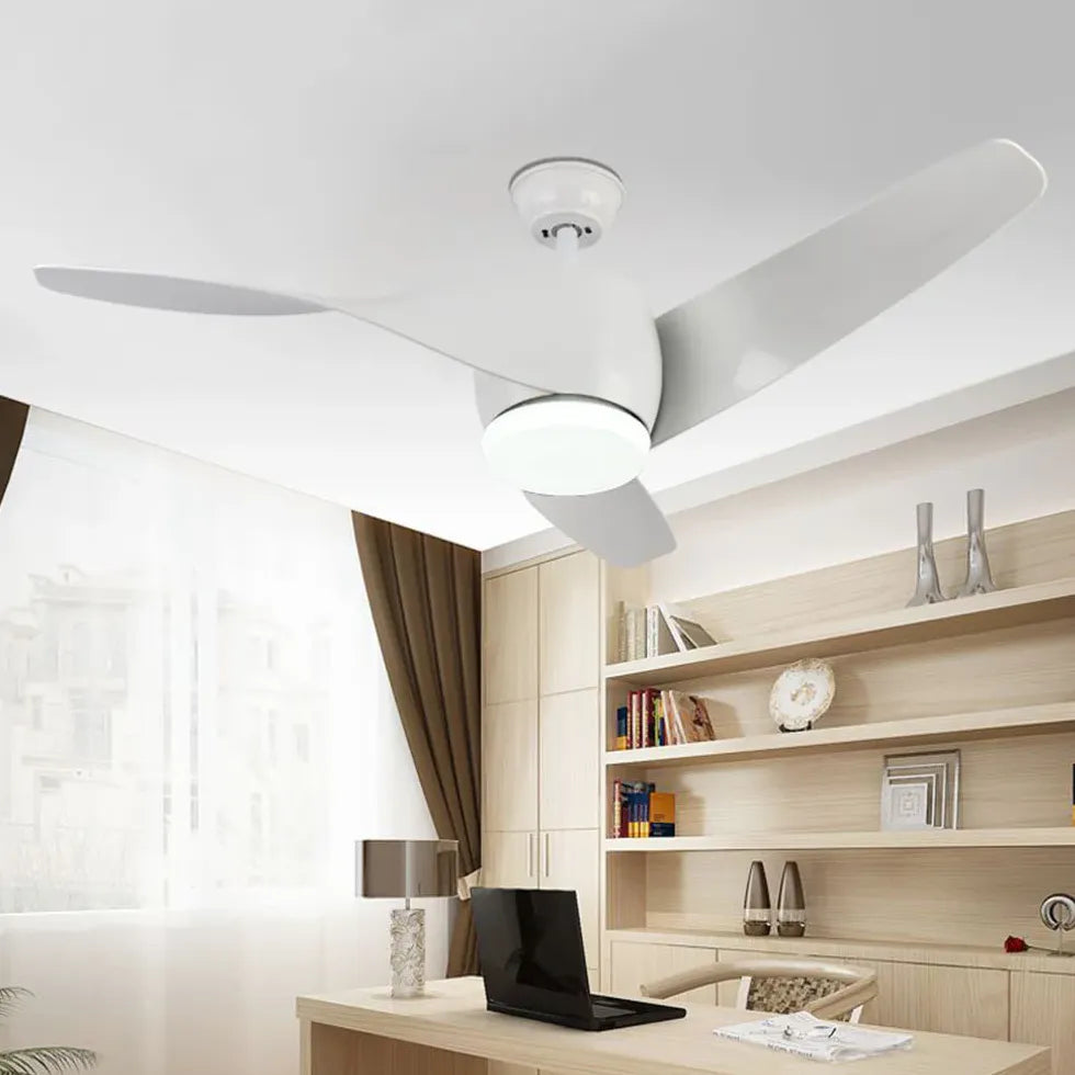 Ceiling Fan With Light For Bedroom Garner Metal Led