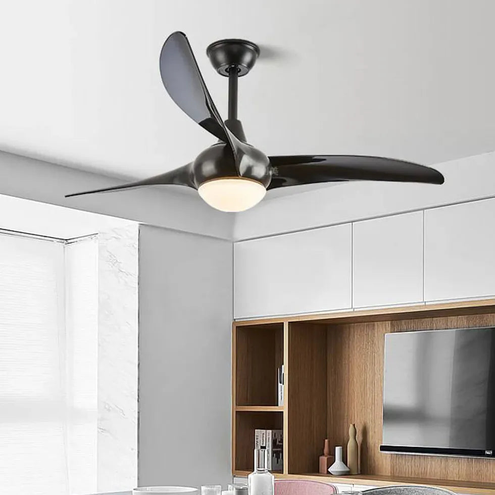 Black Ceiling Fan With Light For Bedroom Garner Metal