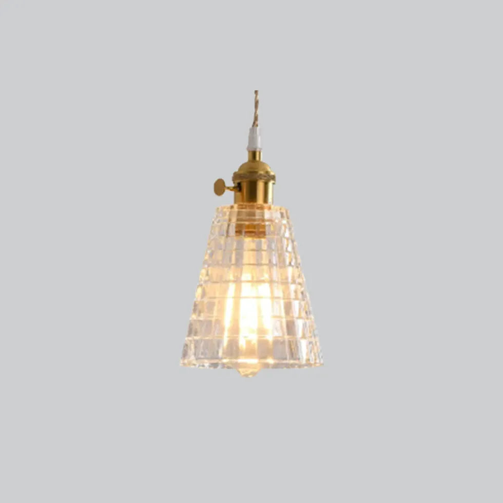 Bedside Pendant Light For Bedroom Hailie Metal & Glass Ip20