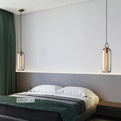 Hängelampe Grau Schlafzimmer Nordisch Minimalistisch Leicht Luxuriös