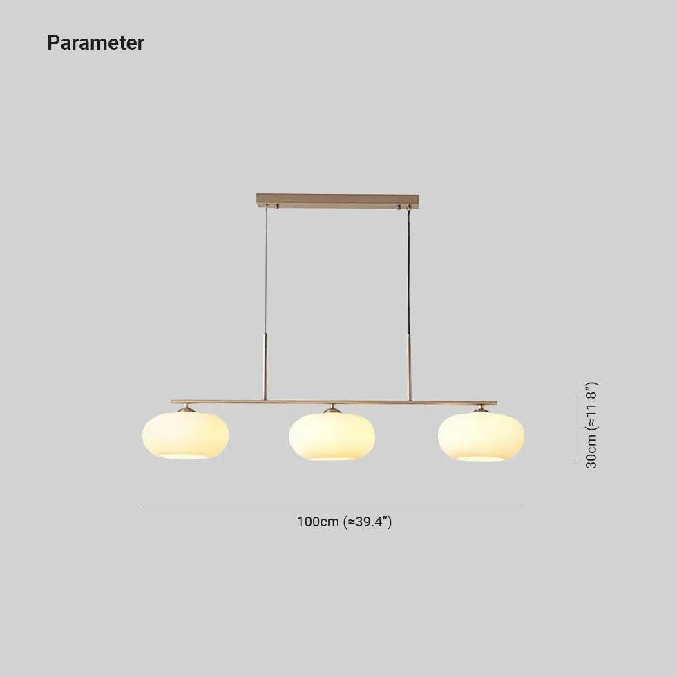 Esszimmer Hängelampe LED Glas weiß modern