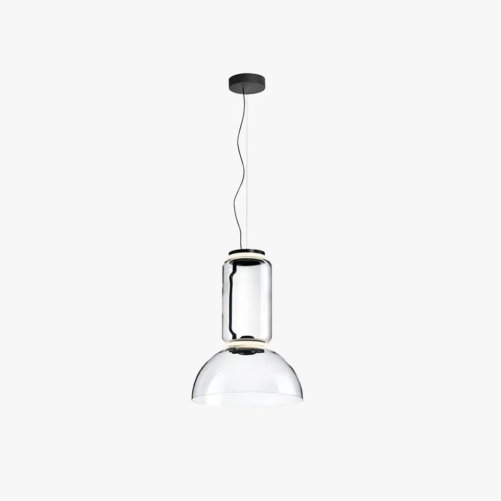 Light Single Pendant For Bedroom Hailie Metal & Glass Ip20 Warm White