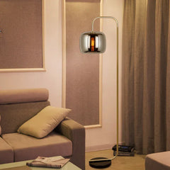 Floor Lamp For Bedroom Hailie Metal & Glass Led Ip20