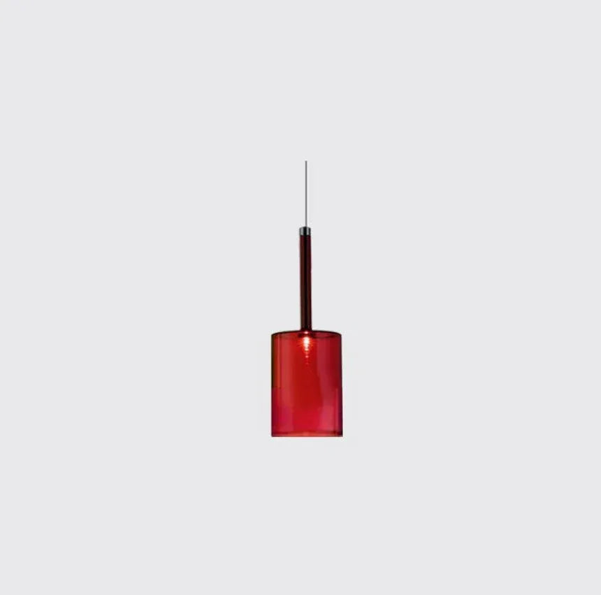 Coloured Glass Pendant Light For Study Room Glass Ip20