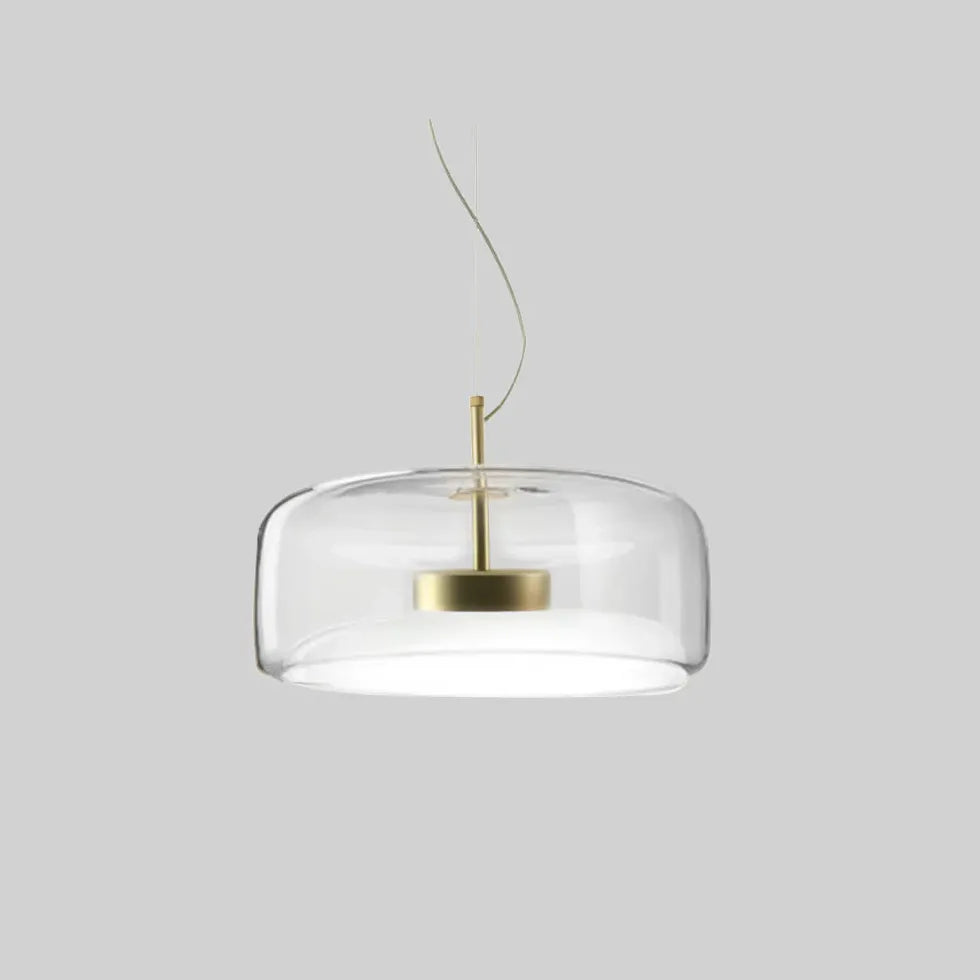 Bedside Pendant Light For Bedroom Hailie Metal & Glass Ip20 Warm White Led