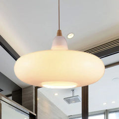 Bedside Pendant Light For Bedroom Hailie Glass Ip20 Without Bulbs