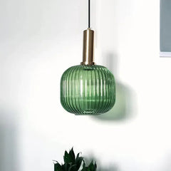 Green Light Single Pendant For Bedroom Hailie Metal Led Ip20