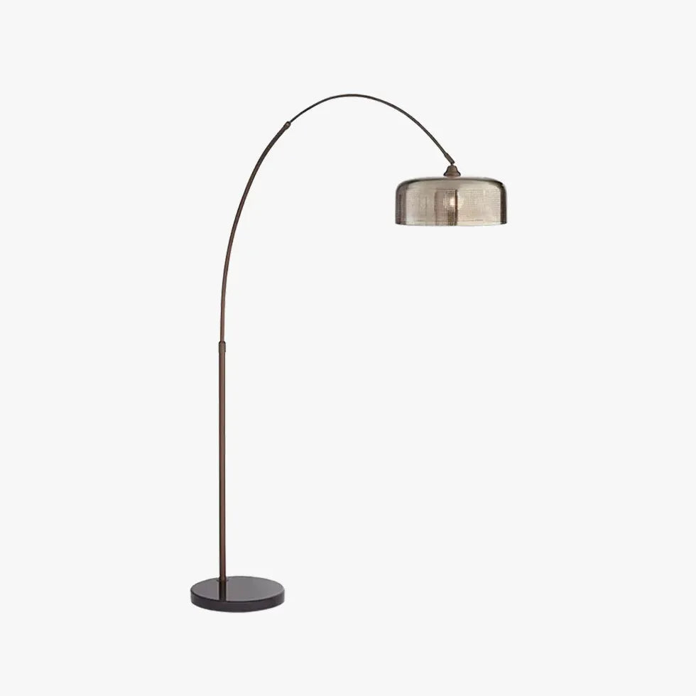 Brown Floor Lamp For Bedroom Hailie Metal Led Plug Ip20