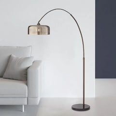 Brown Floor Lamp For Bedroom Hailie Metal Led Plug Ip20