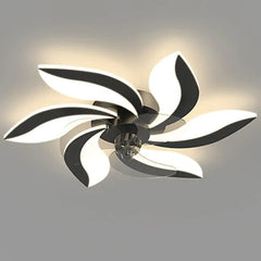 Ceiling Fan With Light For Bedroom Hana Metal Led