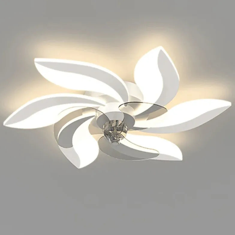 Ceiling Fan With Light For Bedroom Hana Metal Led