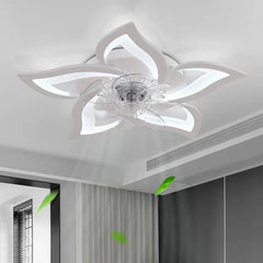 Ceiling Fan With Light For Kitchen Hana Metal Led