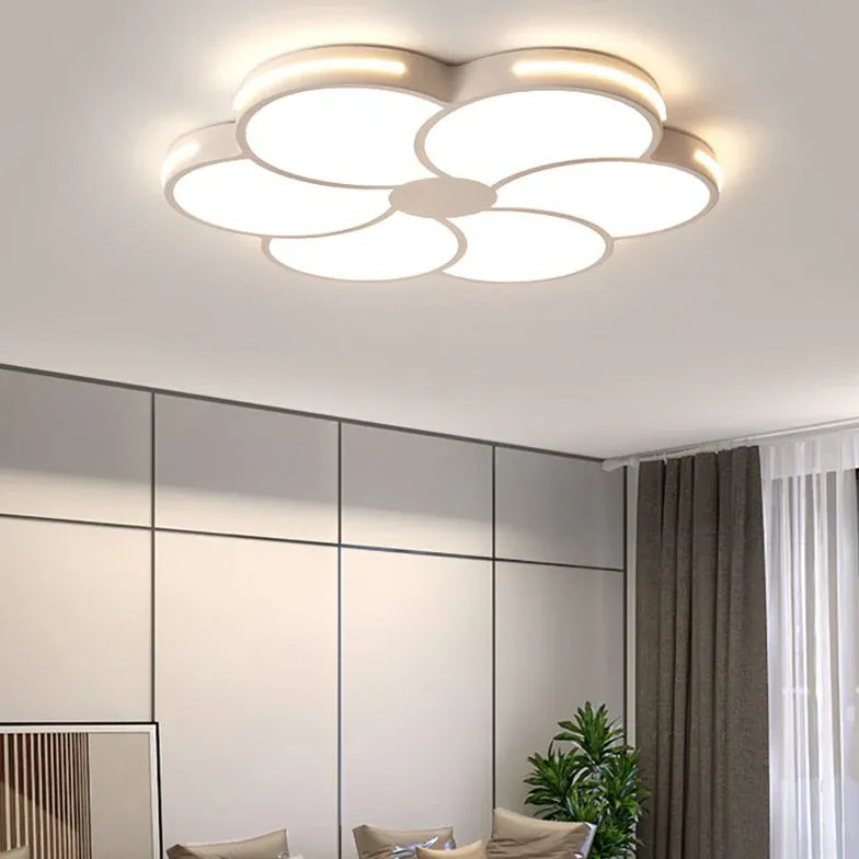 Deckenleuchte LED Wohnzimmer groß moderne Blume