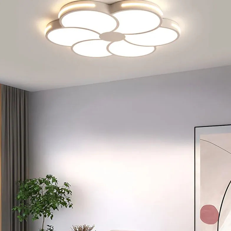 Deckenleuchte LED Wohnzimmer groß moderne Blume