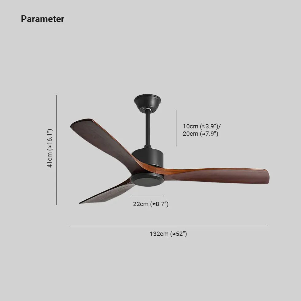 Black Ceiling Fan With Light For Bedroom Haydn Metal Ip20