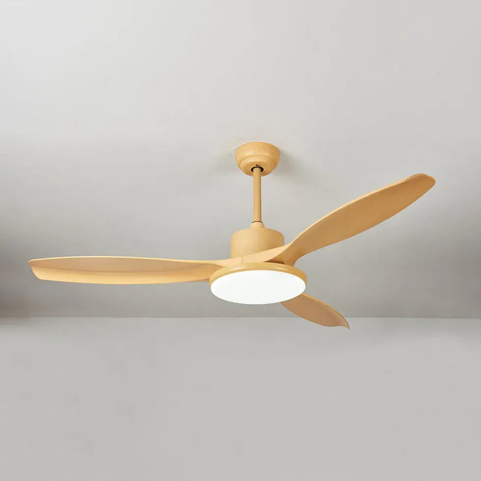 Black Ceiling Fan With Light For Study Room Haydn Metal Ip20