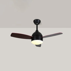 Ceiling Fan With Light For Study Room Haydn Metal Led Dimmable