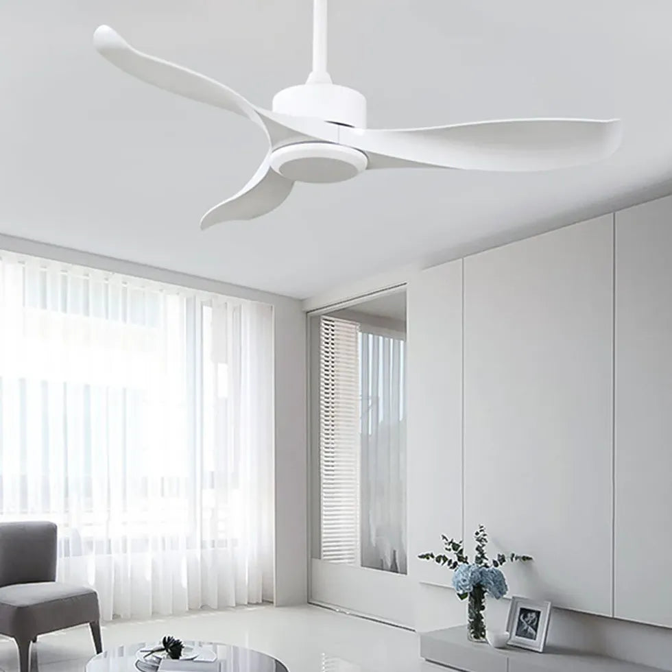 Black Ceiling Fan With Light For Study Room Haydn Metal Ip20