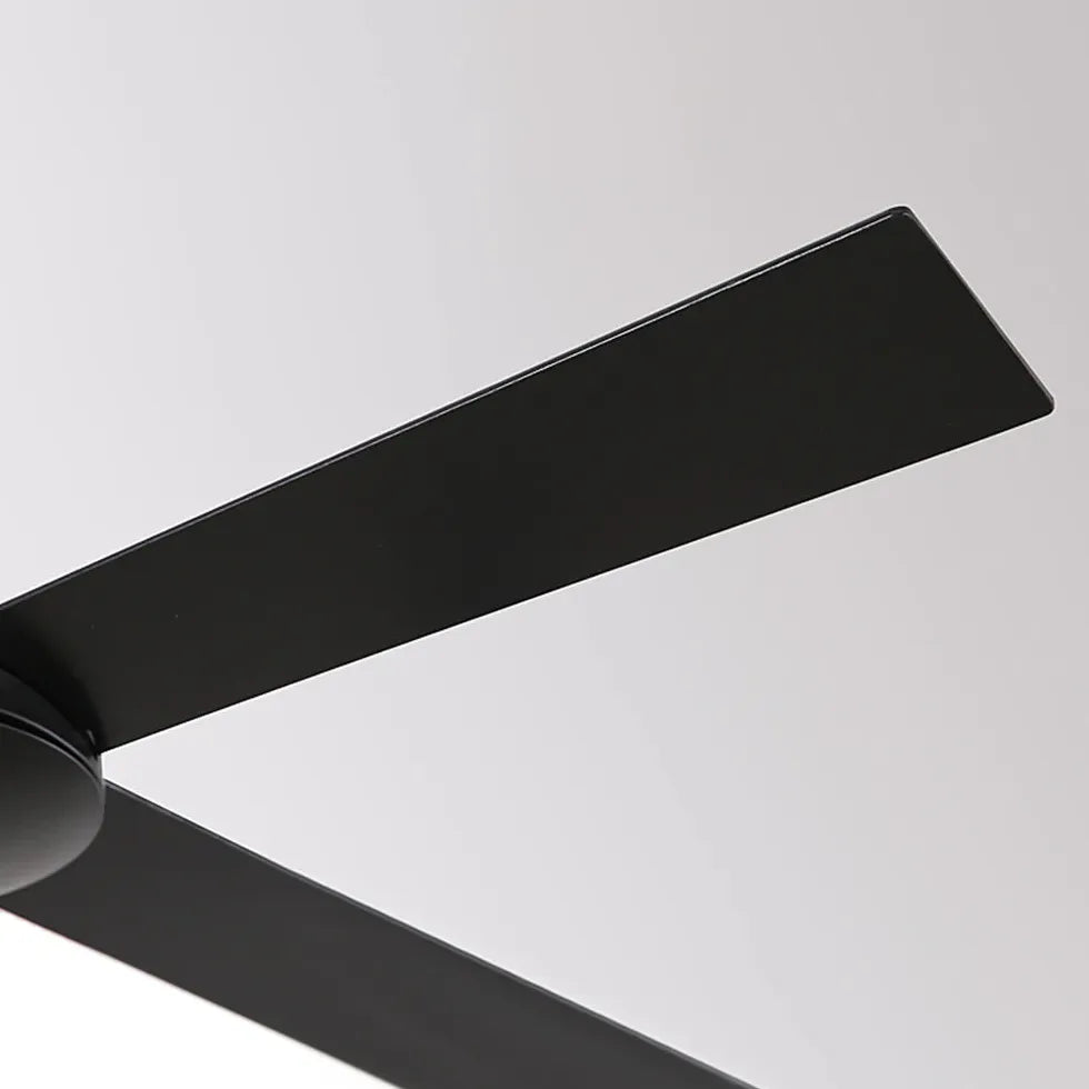 Black Ceiling Fan With Light For Study Room Haydn Metal Ip20