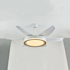 Ceiling Fan With Light For Study Room Haydn Metal Led Ip20