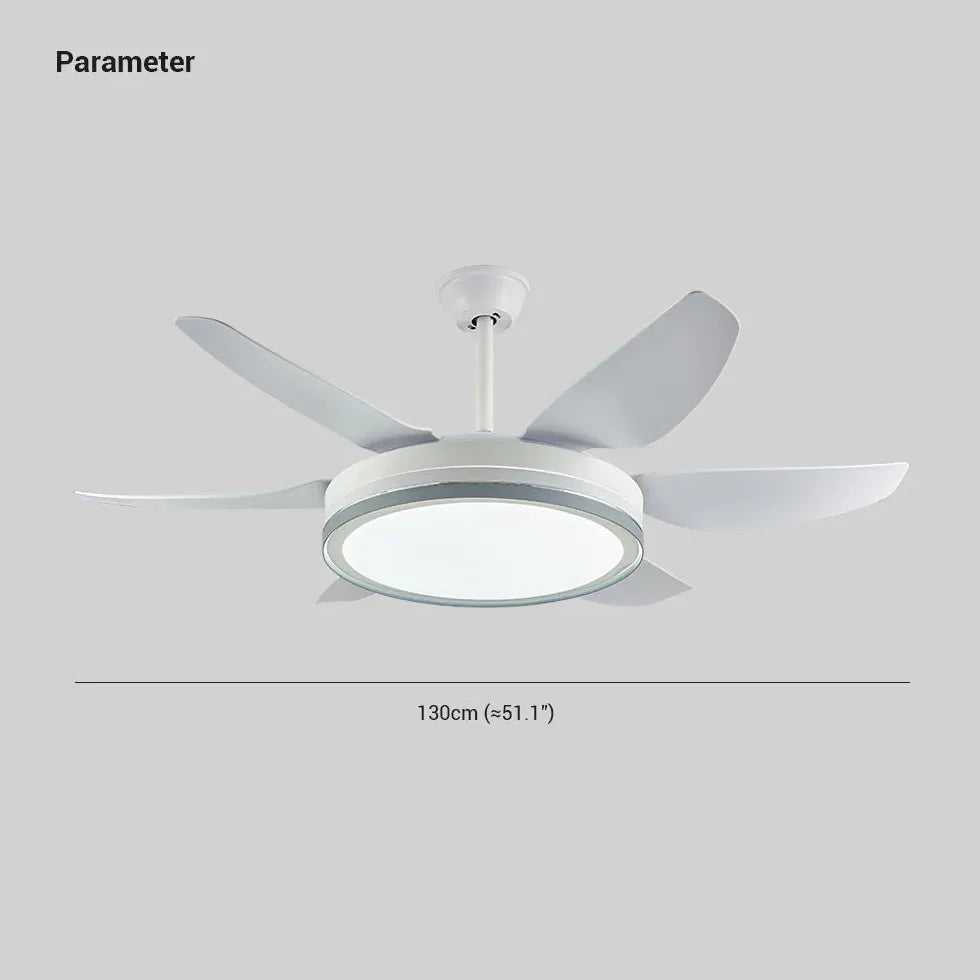 Black Ceiling Fan With Light For Study Room Haydn Metal Ip20 Dimmable