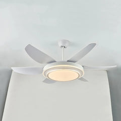 Ceiling Fan With Light For Study Room Haydn Metal Ip20 Dimmable