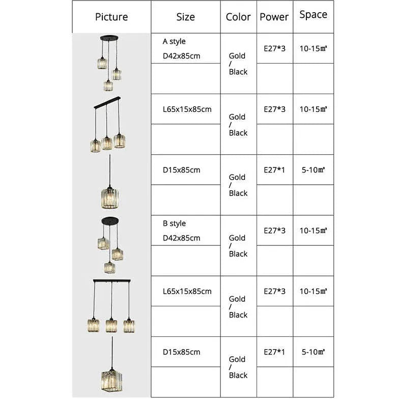 Black Chandelier For Bedroom Cylinder Herbert Metal & Glass Ip20 Plug