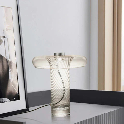 Elegant Bedroom Glass Table Lamp Decorative