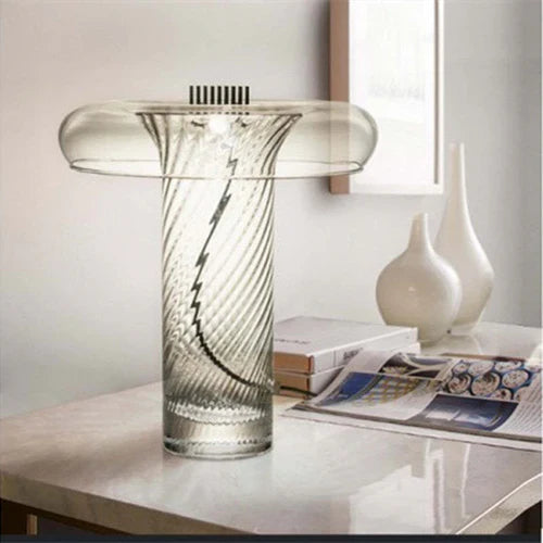 Elegant Bedroom Glass Table Lamp Decorative