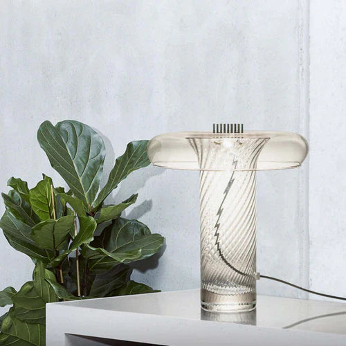 Elegant Bedroom Glass Table Lamp Decorative