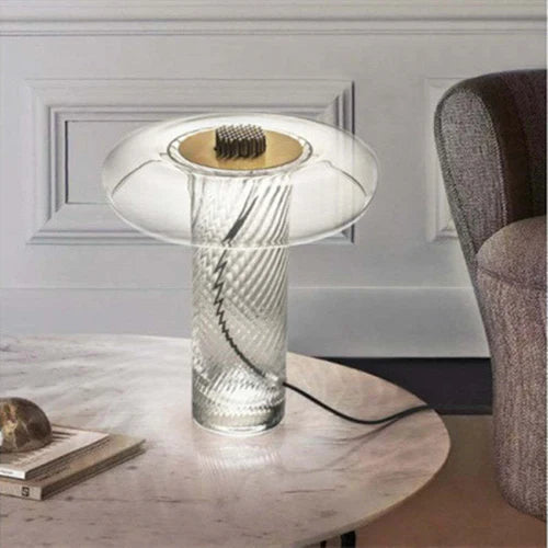 Elegant Bedroom Glass Table Lamp Decorative