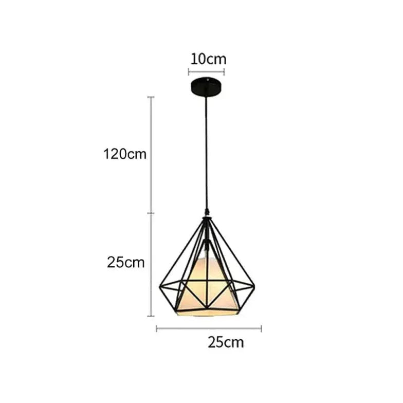 Light Single Pendant - Industrial Cone Modern Warm