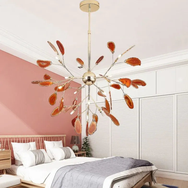 Semi-flush Light For Bedroom Jevon Metal Ip20 Warm White