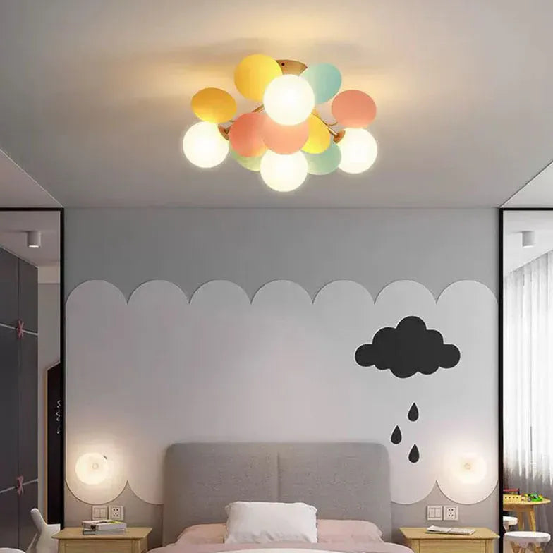 Semi-flush Light For Bedroom Modern Acrylic