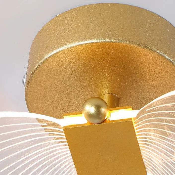 Wandleuchte Kristall Gold moderne Eleganz für jeden Raum