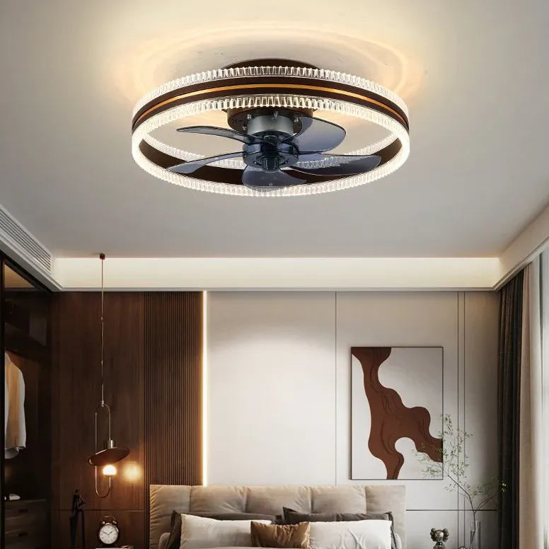 Ceiling Fan With Light For Bedroom Kirsten Metal