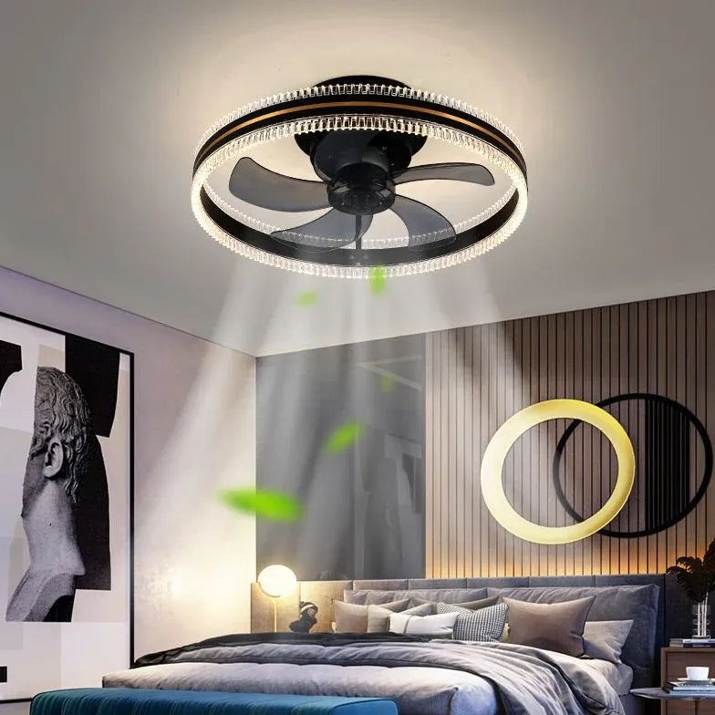 Ceiling Fan With Light For Bedroom Kirsten Metal