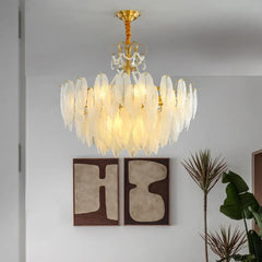 White Traditional Chandeliers For Bedroom Kirsten Pure Copper Ip20